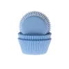 Cupcake Vormpjes HoM Licht Blauw 50x33mm. 500st.