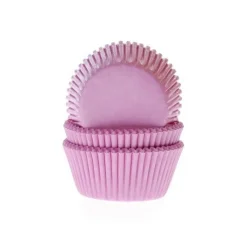 Cupcake Vormpjes HoM Licht Roze 50x33mm. 50st.