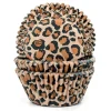 Cupcake Vormpjes HoM Luipaard 50x33mm. 50st.