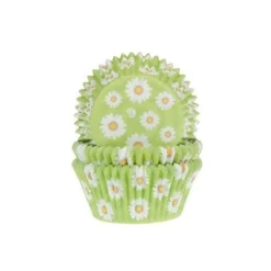 Cupcake Vormpjes HoM Madelief 50x33mm. 50st.
