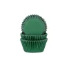 Cupcake Vormpjes HoM MINI Donker Groen 35x23mm. 60st.