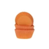 Cupcake Vormpjes HoM MINI Oranje 35x23mm. 60st.