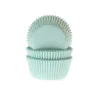 Cupcake Vormpjes HoM Mint Groen 50x33mm. 50st.