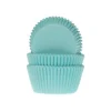 Cupcake Vormpjes HoM Turquoise 50x33mm. 50st.