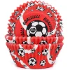 Cupcake Vormpjes HoM Voetbal 50x33mm. 50st.