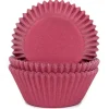 Cupcake Vormpjes HoM Wijnrood 50x33mm. 50st.