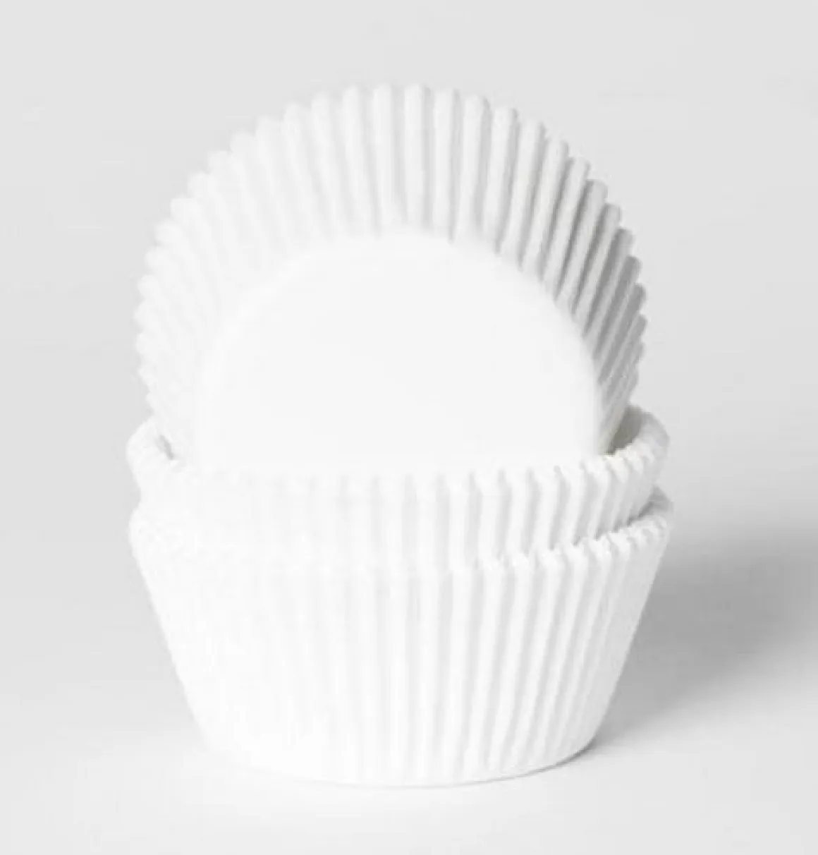Cupcake Vormpjes HoM Wit 50x33mm. 50st.