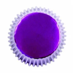 Cupcake Vormpjes Metalllic Paars 30 stuks