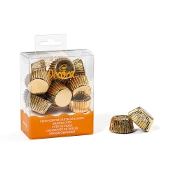 Cupcake Vormpjes MINI Goud Ø27x17(h) mm 180 stuks