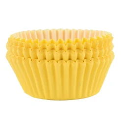 Cupcake Vormpjes PME Geel 60 stuks