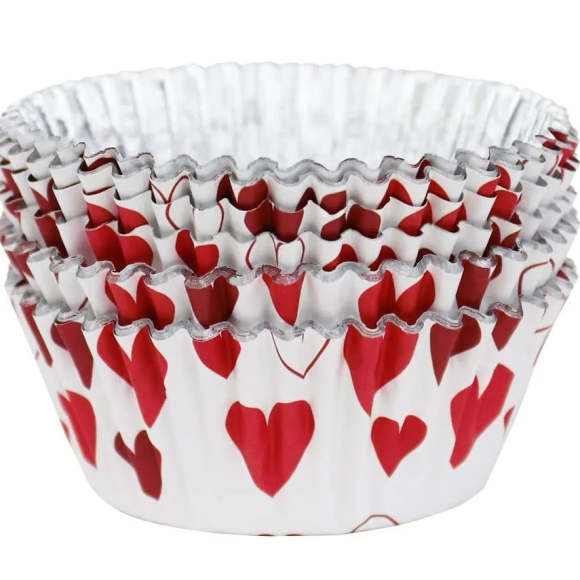 Cupcake Vormpjes PME Hartjes 30 stuks