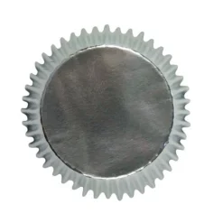Cupcake Vormpjes PME MINI Zilver 45 stuks