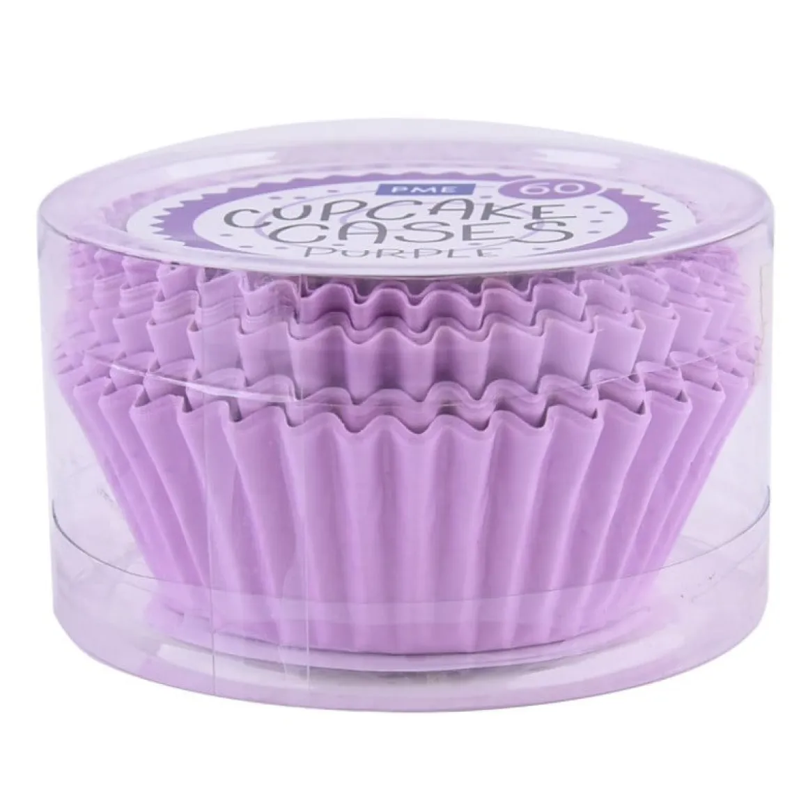 Cupcake Vormpjes PME Paars 60 stuks