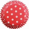 Cupcake Vormpjes PME Rood polka dots 30 stuks