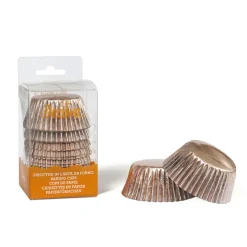 Cupcake Vormpjes Rosegoud Ø50x32(h) mm 60 stuks