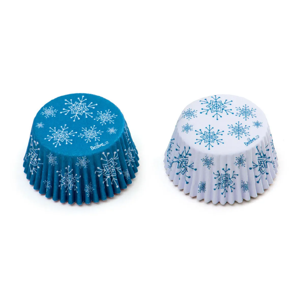 Cupcake Vormpjes Sneeuwvlokken Ø50x32(h) mm 36 stuks