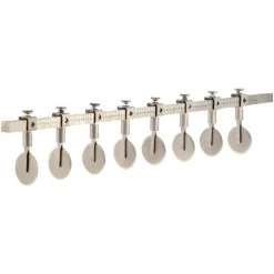 Deegsnijder 60 cm. RVS incl. 8 snijwielen