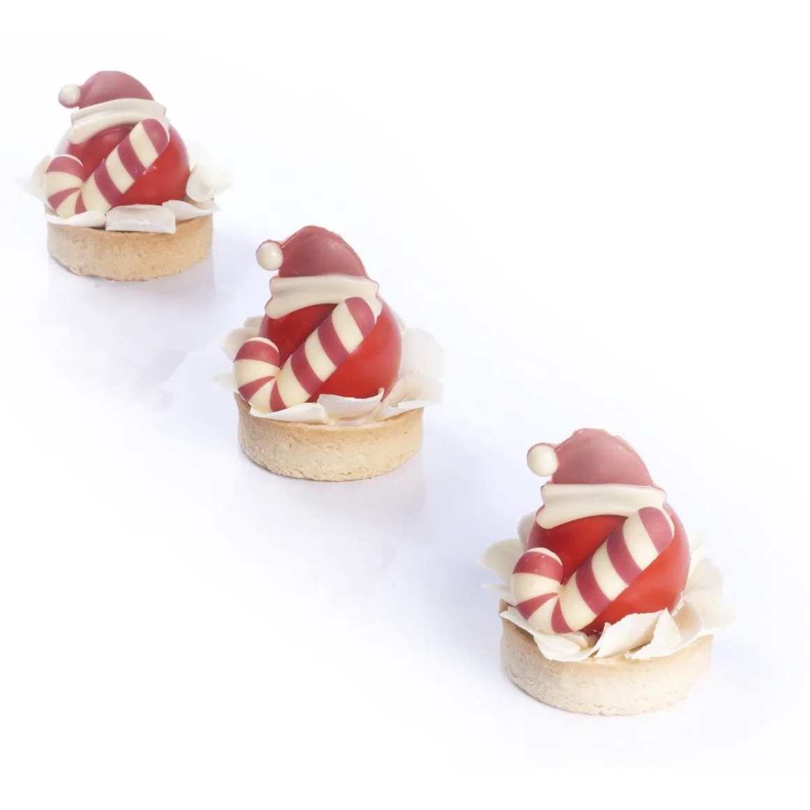 Dobla Chocoladedecoratie Kerstman Muts (218 stuks)