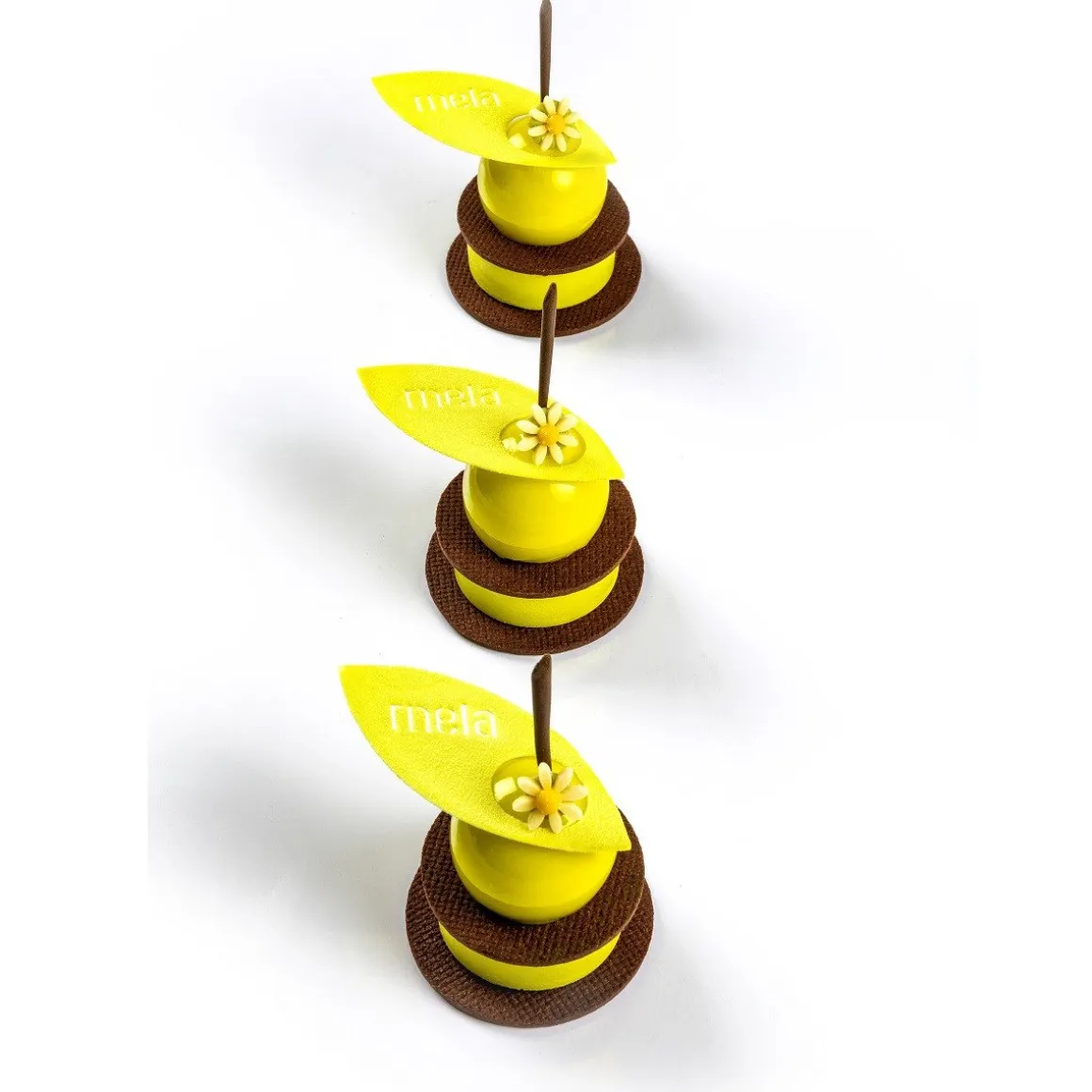 Dobla Chocoladedecoratie Madeliefje (200 stuks)