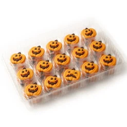 Dobla Chocoladedecoratie Pompoen Gezichten (90 stuks)