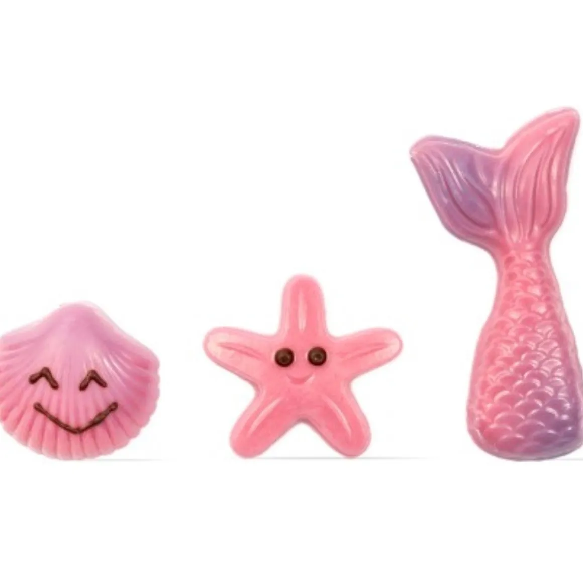 Dobla Chocoladedecoratie Zeemeermin Assortiment (108)