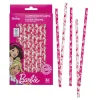 Drinkrietjes Papier Barbie 80st.