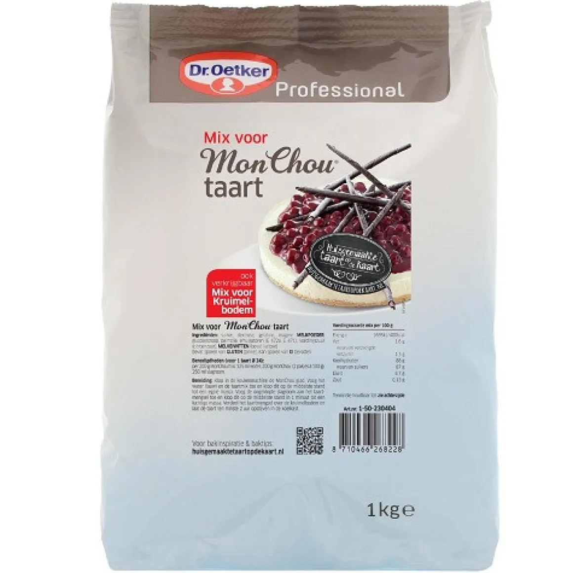 Dr.Oetker Prof. Monchoutaart mix 1kg