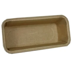 Ecopack Bakvorm 20x7,3x6,2cm Naturel (per stuk)**