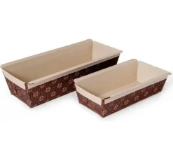 Ecopack Plumcake bakvorm 25,5x9x6,5cm (per stuk)