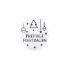 Etiket 'Prettige Feestdagen' 500 stuks