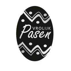 Etiket 'Vrolijk Pasen' 500 stuks