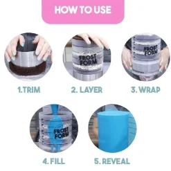 Frost Form Taart Coating Kit Rond 20cm