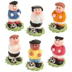 Günthart Suikerdecoratie Voetballers 24st.