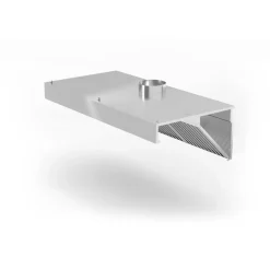 Hendi Afzuigkap met LED-verlichting 1200x700x(H)450mm