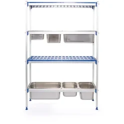Hendi Aluminium opbergrek voor GN containers