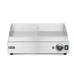 Hendi Bakplaat half geribbeld 1/2 glad 1/2 geribd 230V/2400W