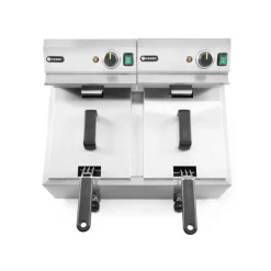 Hendi Friteuse met aftapkraan - 2 x 8L