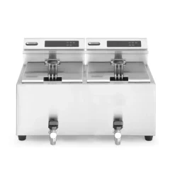 Hendi Friteuse met aftapkraan digitaal - 2 x 8L