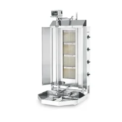 Hendi Kebabgrill gas 13kW 735x745x(H)1110mm