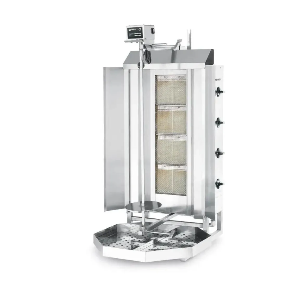 Hendi Kebabgrill gas 13kW 735x745x(H)1110mm