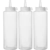 Hendi Knijpfles Transparant 35cl Set/3