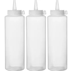 Hendi Knijpfles Transparant 35cl Set/3