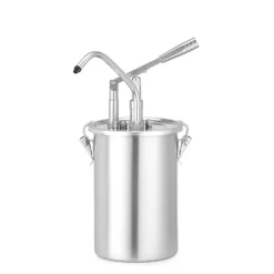 Hendi Sauspomp roestvast staal 4,5L