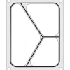 Hendi Traysealer matrix Driedelige container 227x178 mm