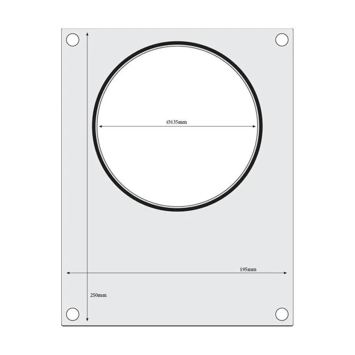 Hendi Traysealer matrix soepcontainer ø165 mm