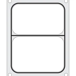 Hendi Traysealer matrix Twee-delige container 227x178 mm