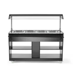 Hendi Warm buffet display incl. 4x GN1/1