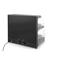 Hendi Warmhoudvitrine Quartz tweelaags
