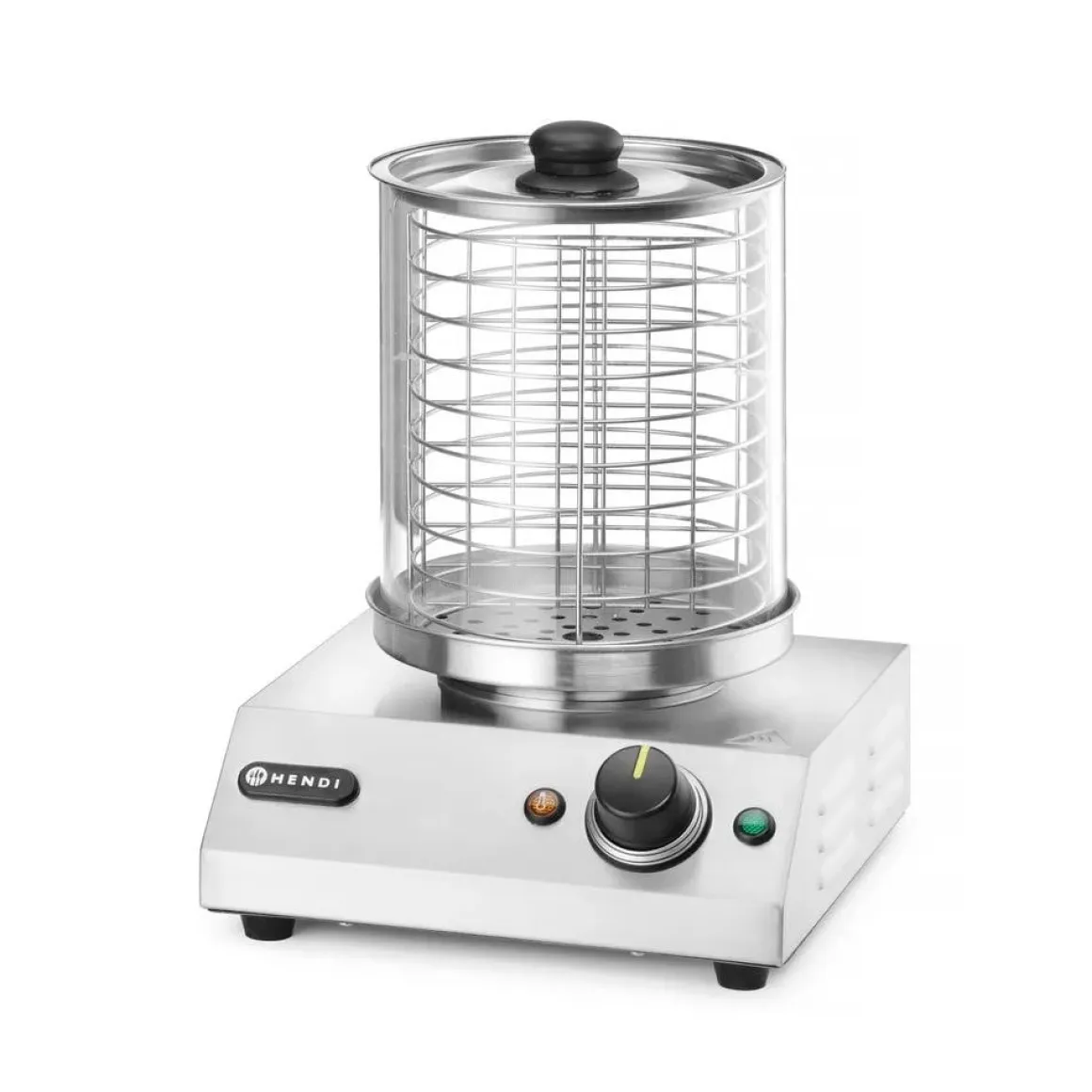Hendi Worstenwarmer met glazen container