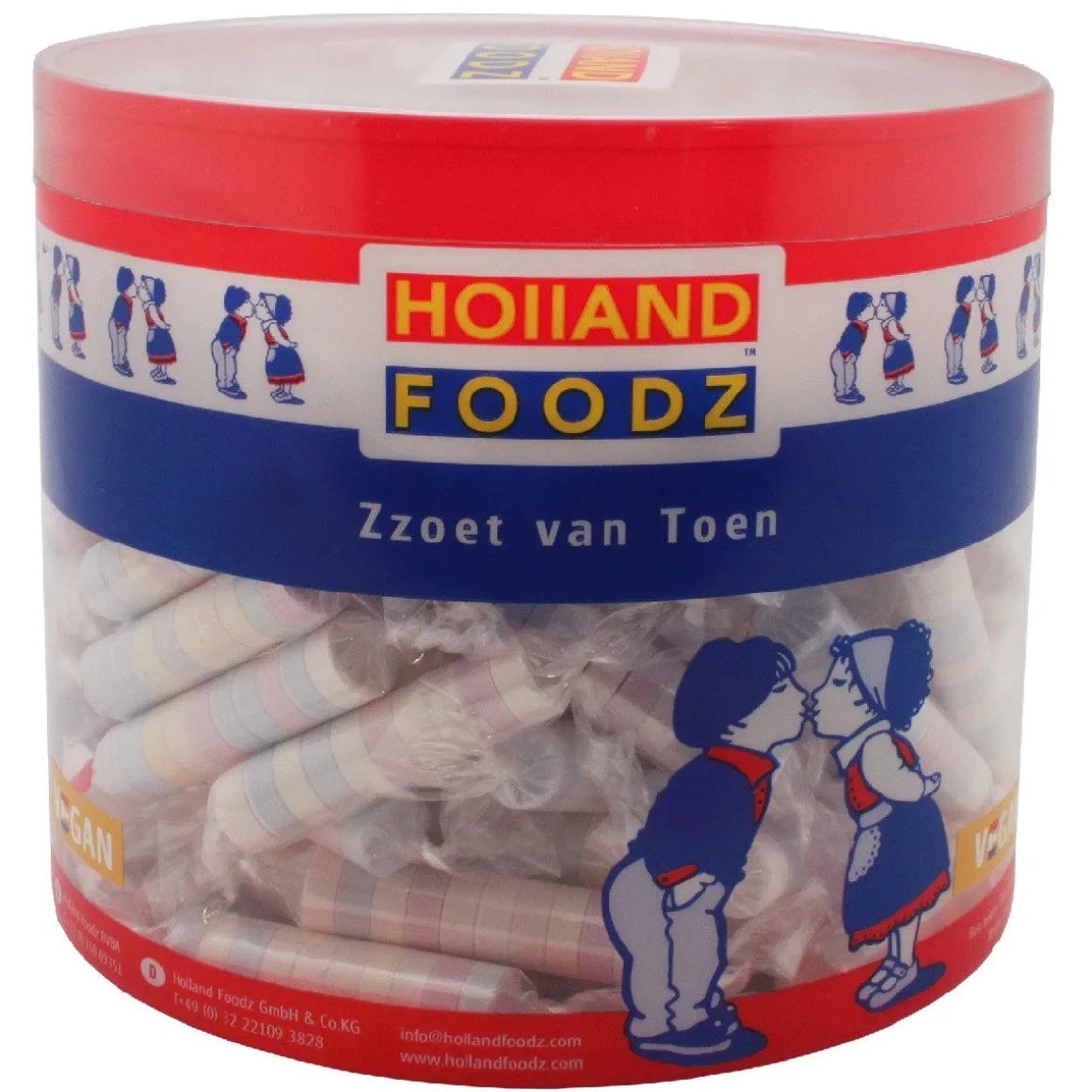 Holland Foodz Snoep Rolletjes 140st